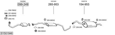 BOSAL SYS01946 BOSAL SYS01946