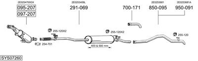 BOSAL SYS07260 BOSAL SYS07260