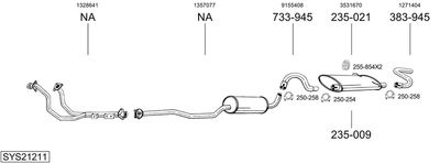 BOSAL SYS21211