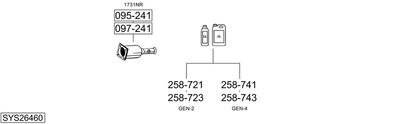 BOSAL SYS26460