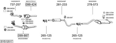 BOSAL SYS12017