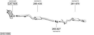 BOSAL SYS11595