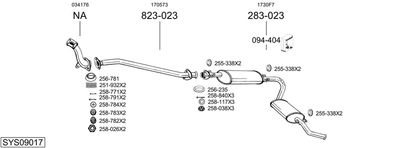BOSAL SYS09017
