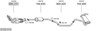 BOSAL SYS21410 BOSAL SYS21410