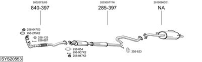 BOSAL SYS20553