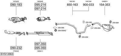 BOSAL SYS13563