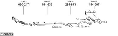 BOSAL SYS28273 BOSAL SYS28273