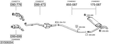 BOSAL SYS08354