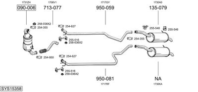 BOSAL SYS15358
