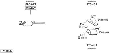BOSAL SYS14517