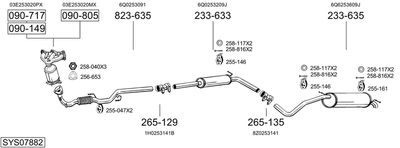 BOSAL SYS07882
