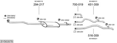 BOSAL SYS03578