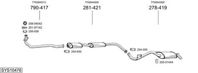 BOSAL SYS10476