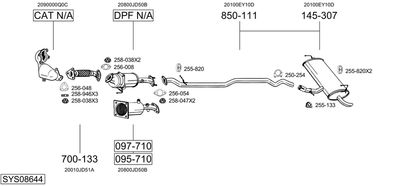 BOSAL SYS08644