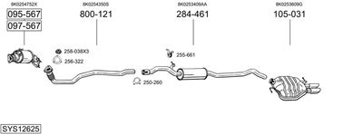 BOSAL SYS12625