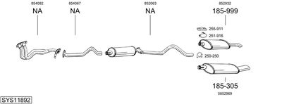 BOSAL SYS11892