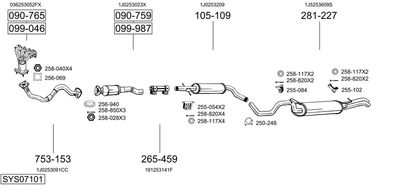 BOSAL SYS07101
