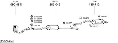 BOSAL SYS00914