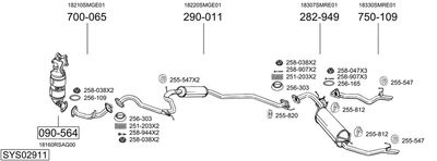 BOSAL SYS02911