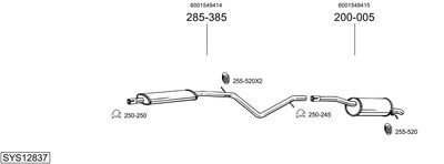 BOSAL SYS12837