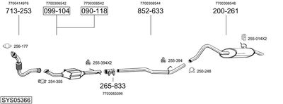 BOSAL SYS05366