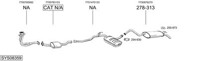 BOSAL SYS08359