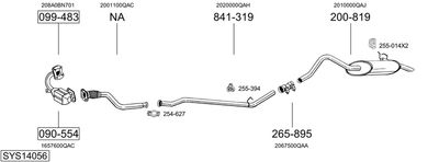 BOSAL SYS14056