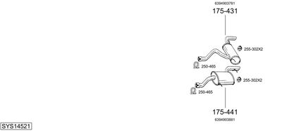 BOSAL SYS14521
