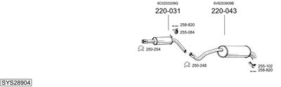 BOSAL SYS28904