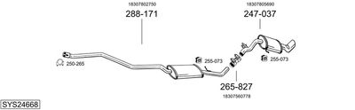 BOSAL SYS24668