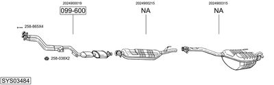 BOSAL SYS03484