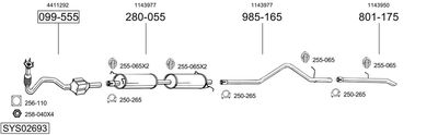 BOSAL SYS02693 BOSAL SYS02693