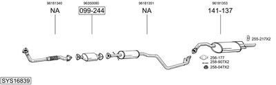 BOSAL SYS16839