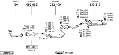 BOSAL SYS12184