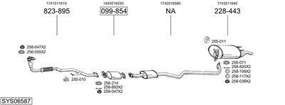 BOSAL SYS06587
