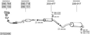 BOSAL SYS22496 BOSAL SYS22496