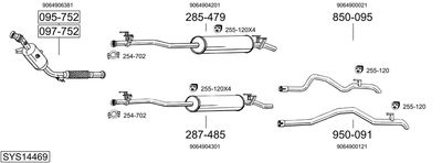 BOSAL SYS14469 BOSAL SYS14469