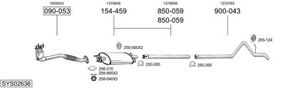 BOSAL SYS02636 BOSAL SYS02636