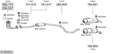 BOSAL SYS04632
