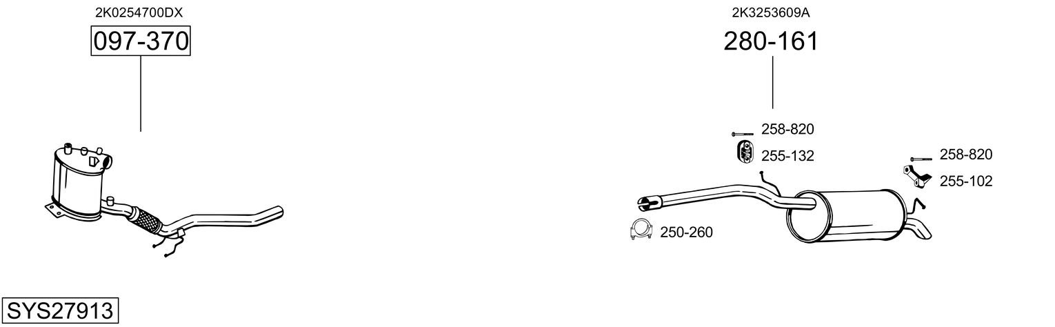 BOSAL SYS27913