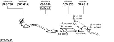 BOSAL SYS05616
