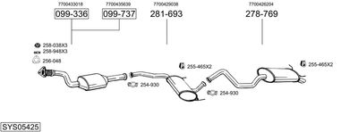 BOSAL SYS05425