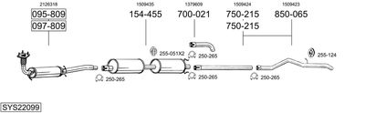 BOSAL SYS22099