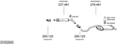 BOSAL SYS22626