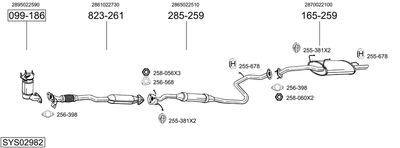 BOSAL SYS02982