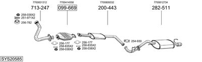 BOSAL SYS20585