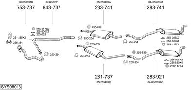 BOSAL SYS08013