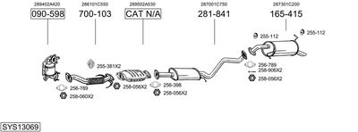BOSAL SYS13069