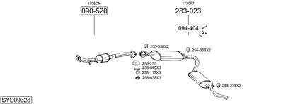BOSAL SYS09328