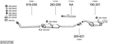 BOSAL SYS12739